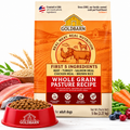 Goldbarn Adult Dry Dog Food | Whole Grain Recipe | Beef, Turkey & Salmon | 5 lb (2.27 kg)